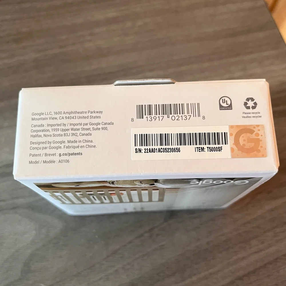 NIB Google Nest Temperature Sensor - Picture 3 of 6